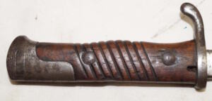 SAXON S98aA quillback bayonet with scabbard.