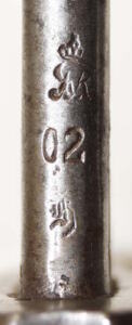SAXON S98aA quillback bayonet with scabbard.