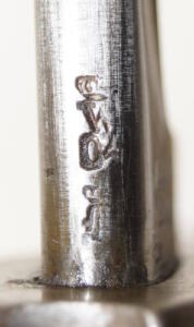 S98nA quillback bayonet with steel scabbard.