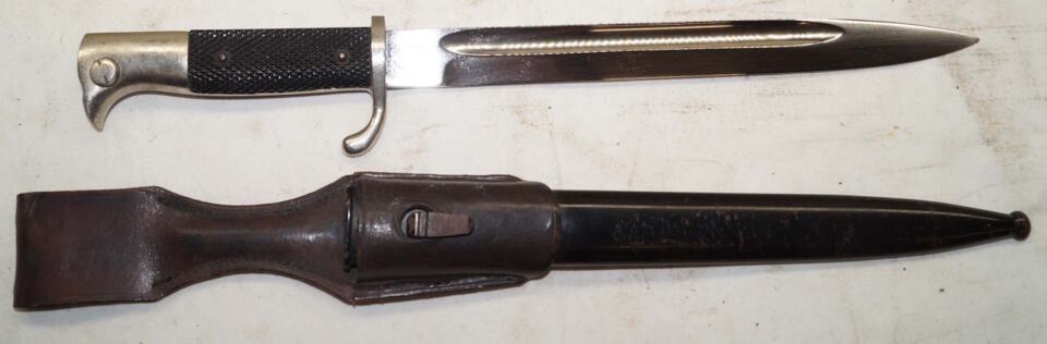 KS98 DRESS bayonet with scabbard and frog.