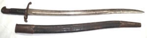 P1856 Yataghan bayonet with MATCHING scabbard.