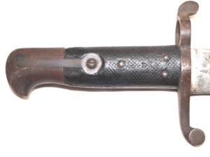 P1856 Yataghan bayonet with MATCHING scabbard.