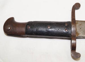 P1856 Yataghan bayonet with MATCHING scabbard.