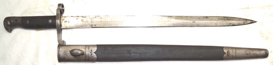 P1887 MkII bayonet with scabbard