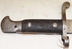 P1887 MkII bayonet with scabbard