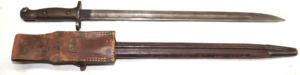 P1907 bayonet with scabbard and P1915 leather frog.