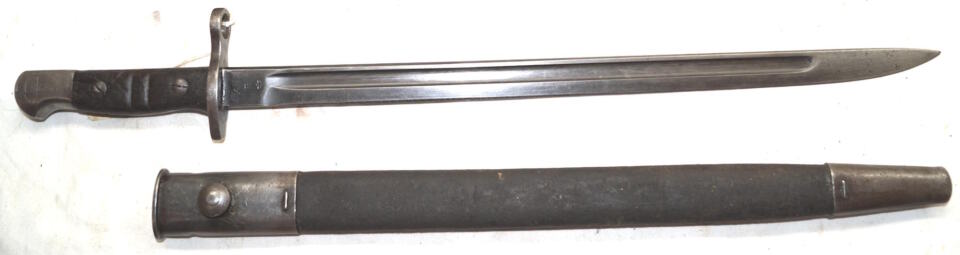 P1913 bayonet with scabbard.