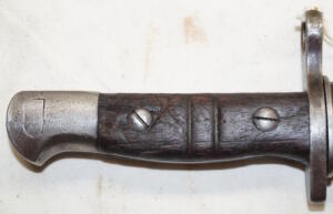 P1913 bayonet with scabbard.