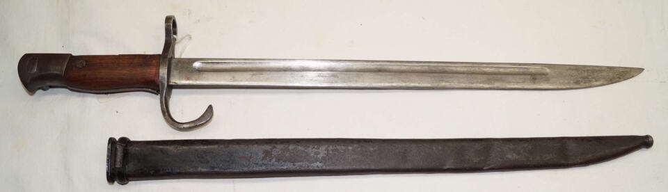 T30 TRANING bayonet with scabbard.