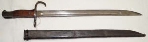T30 TRANING bayonet with scabbard.