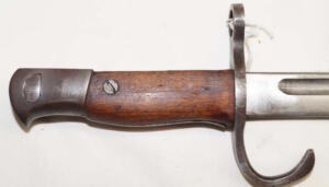 T30 TRANING bayonet with scabbard.