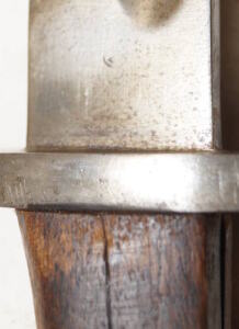M1936 bayonet MISSING CATCH Devoid of bluing.