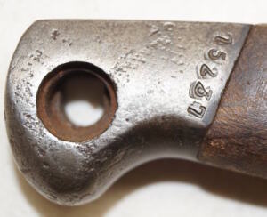M1936 bayonet MISSING CATCH Devoid of bluing.