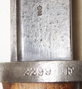 M1895 Artillery Carbine bayonet.