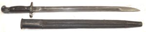 P1907 bayonet with scabbard.
