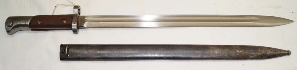M1929 bayonet with scabbard.