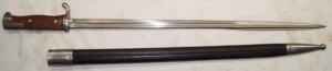 M1909 Quillback bayonet with MATCHING scabbard SIMSON & CO SUHL UNISSUED CONDITION