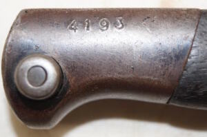 PM35 bayonet with scabbard SIMSON & CO SUHL Blade remains unsharpened.