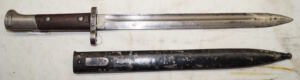 VZ24 bayonet with scabbard.