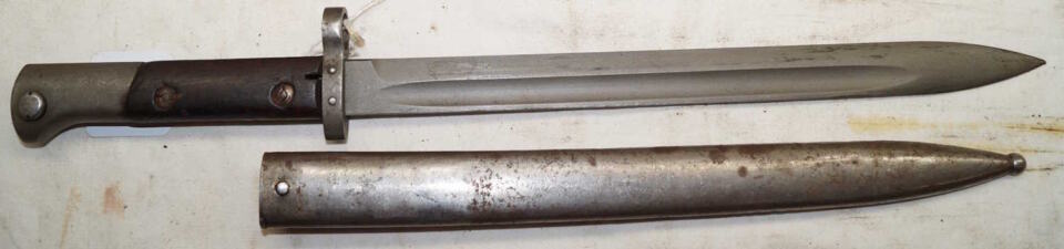VZ24 bayonet with scabbard.