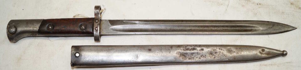 VZ24 bayonet with scabbard.