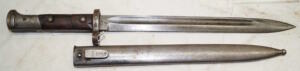 VZ24 bayonet with scabbard.