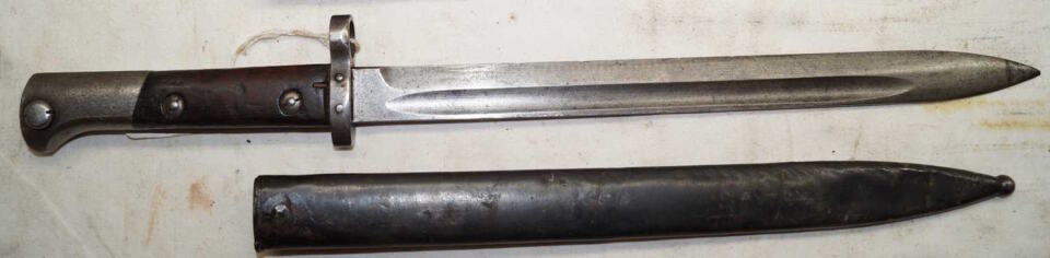 VZ24 bayonet with scabbard.