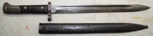 VZ24 bayonet with scabbard.