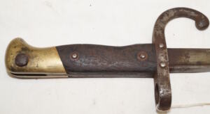 M1879 Peabody bayonet with scabbard.