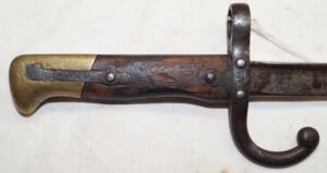M1879 Peabody bayonet with MATCHING scabbard.