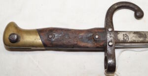 M1879 Peabody bayonet with MATCHING scabbard.