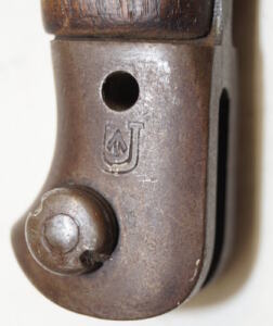 P1907 bayonet WILKINSON Skeletal U arrow on pommel and SAP marked left grip
