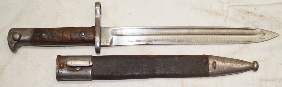 M1892/93 Humpback bayonet with scabbard SIMSON & CO SUHL.