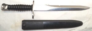 PE1957 bayonet with scabbard.