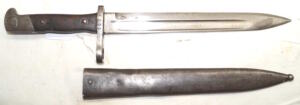 M1935 bayonet with scabbard.