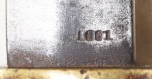 M1841 MISSISSIPI Rifle Brass hilted yataghan Bayonet – Colt Alteration Catch spring is bent out a bit.