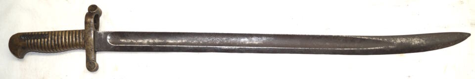 M1855 Harpers Ferry Brass Hilted yatghan bayonet .