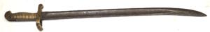 M1855 Harpers Ferry Brass Hilted yatghan bayonet .