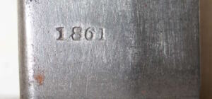M1861 Spencer Navy Brass Hilted yatghan bayonet COLLINS & CO HARTFORD CONN Blade remains unsharpened.