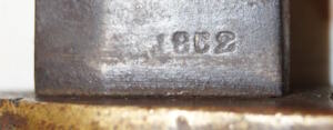 M1841 MISSISSIPI Rifle Brass hilted yataghan Bayonet – Colt Alteration Missing catch and spring.