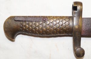 M1873 Winchester brass hilted yataghan bayonet RELIC