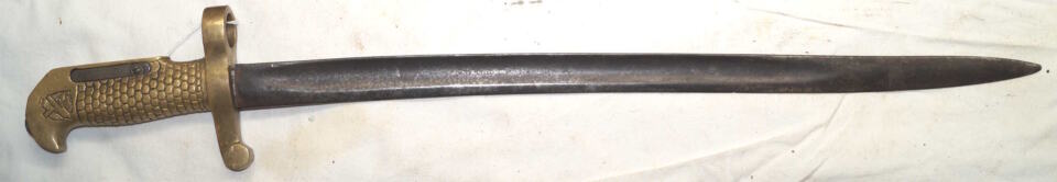 FAKE/FANTASY M1870 Navy Rifle brass hilted yatghan bayonet
