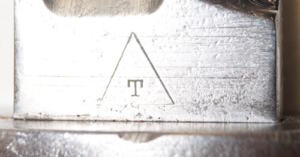 M1895 Lee Navy bayonet T in Triangle ricasso mark