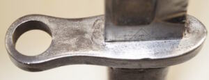 M1895 Lee Navy bayonet T in Triangle ricasso mark