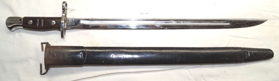 M1917 bayonet with scabbard REMINGTON Plated