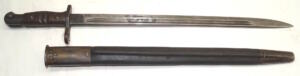 M1917 bayonet with Britsh scabbard REMINGTON 9/17 Brit marks cancelled US overstamp
