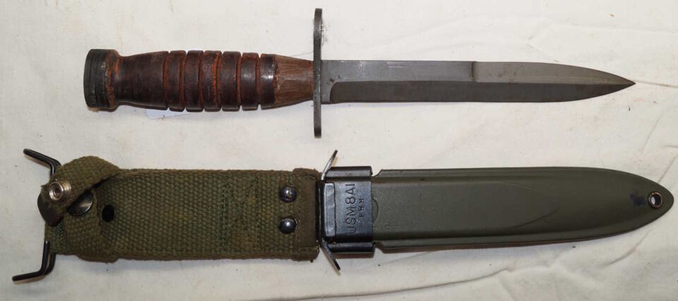 M4 bayonet with M8A1 scabbard UTICA COMMERCIAL PRODUCTION