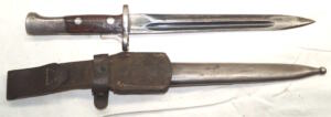 M1948 bayonet with matching scabbard