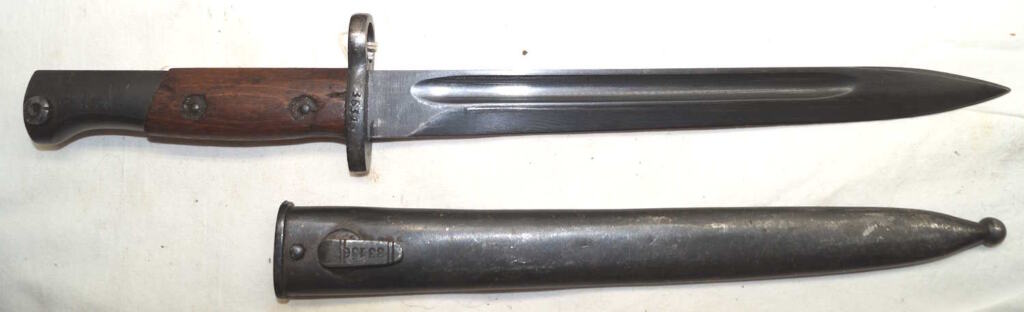 Yugoslavian M1948BO bayonet with scabbard.