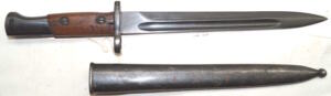 Yugoslavian M1948BO bayonet with scabbard.